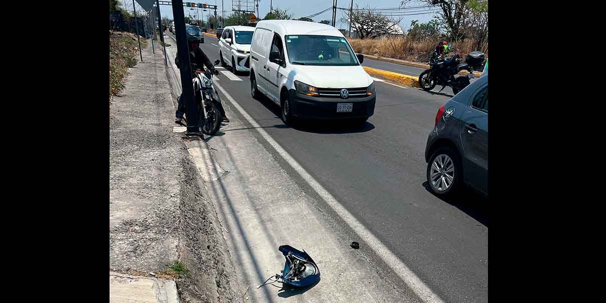 Accidente de motociclista
