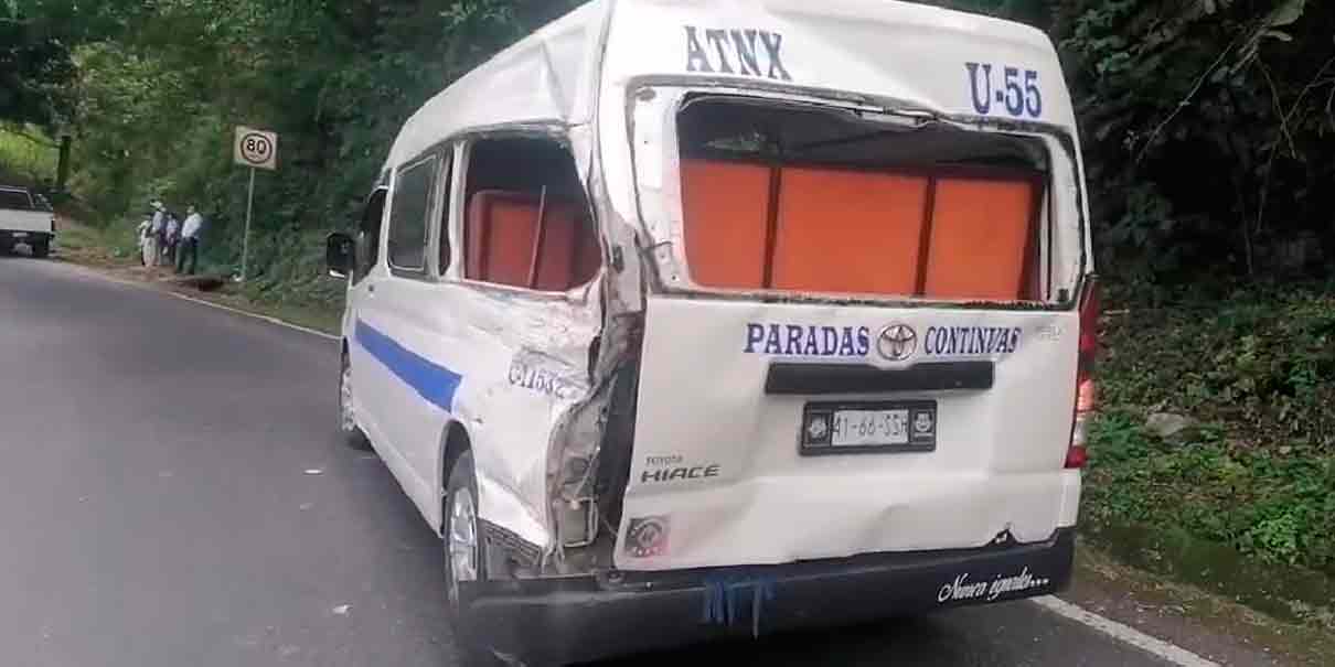 Accidente en la Sierra Norte