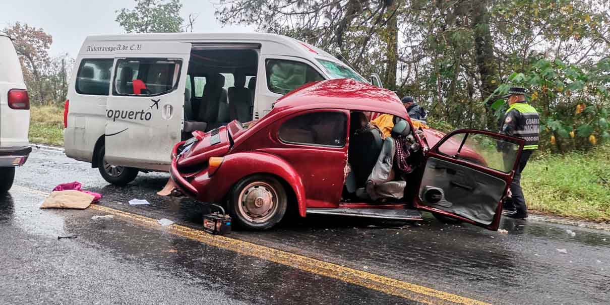 Accidente en la Sierra Norte 