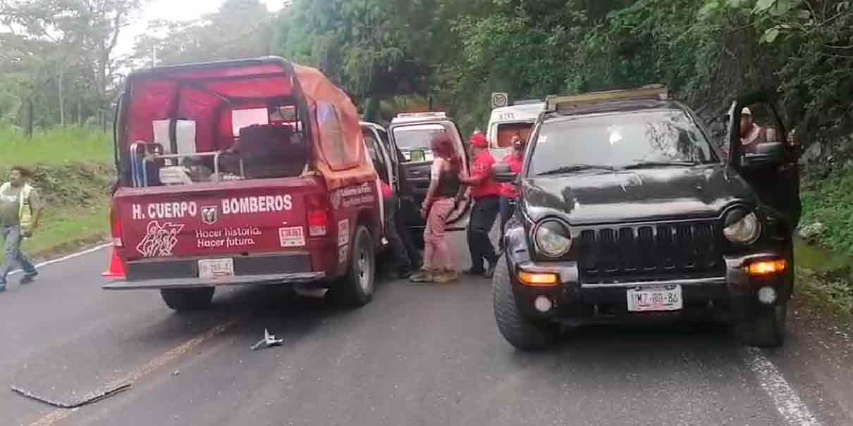 Accidente en la Sierra Norte