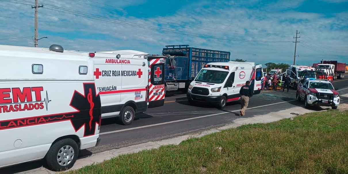 Accidente en Tehuacán