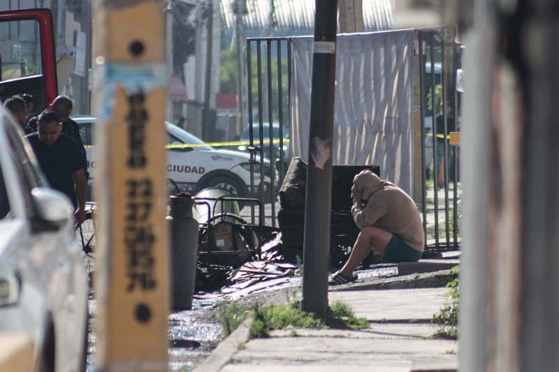 Adulto mayor murió calcinado en Amalucan; quedó atrapado en el inmueble