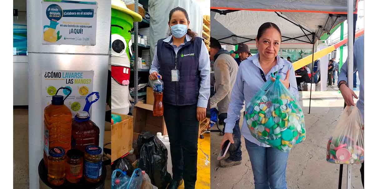 Agua de Puebla recolectó aceite usado