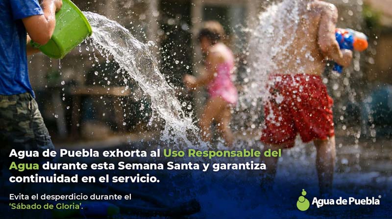 Agua de Puebla pide cuidado del agua y mantiene guardias operativas durante Semana Santa
