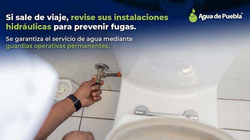 Agua de Puebla pide cuidado del agua y mantiene guardias operativas durante Semana Santa