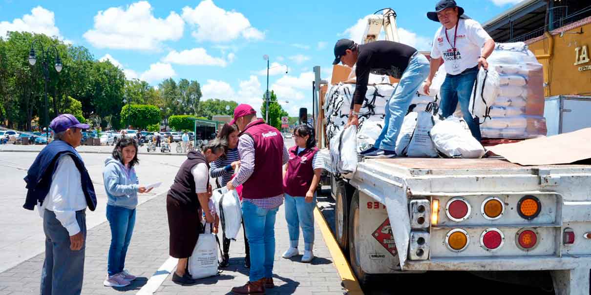 Apoyos en San Pedro Cholula
