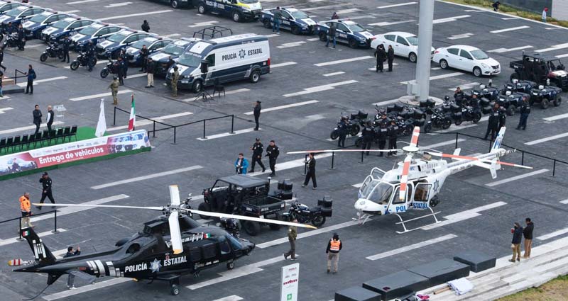 Armenta refuerza la seguridad en Puebla: más patrullas y helicópteros contra la corrupción
