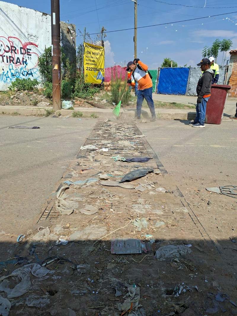 Arranca nueva jornada de limpieza en San Pedro Cholula con programa “Barriendo tu Calle”