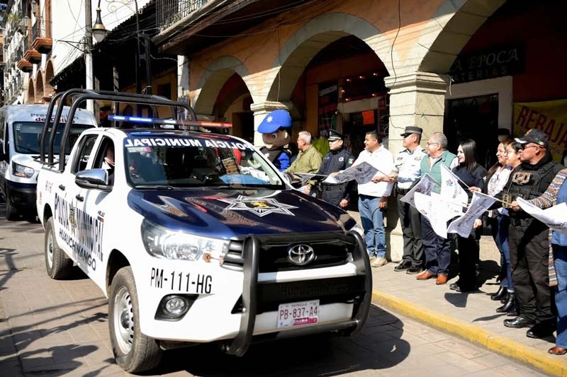 Arrancó el “Operativo de Proximidad Social” en Huauchinango para prevenir delitos