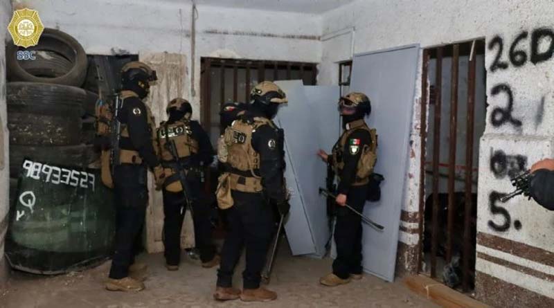 Aseguran 150 toneladas de autopartes robadas en falso hotel de la Cuauhtémoc