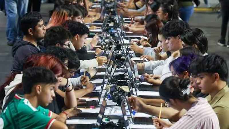 36 mil 885 aspirantes realizaron el Examen de Control de la UNAM, casi 80% de los registrados.