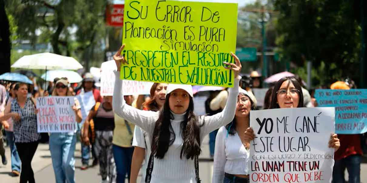 Aspirantes protestan y consiguen amparos
