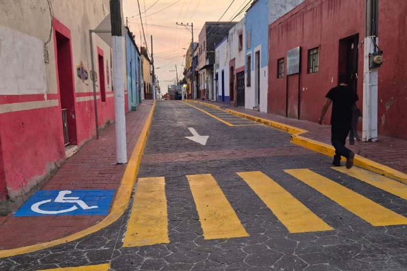 Atlixco estrena vialidad donde se descubrieron restos arqueológicos en plena obra