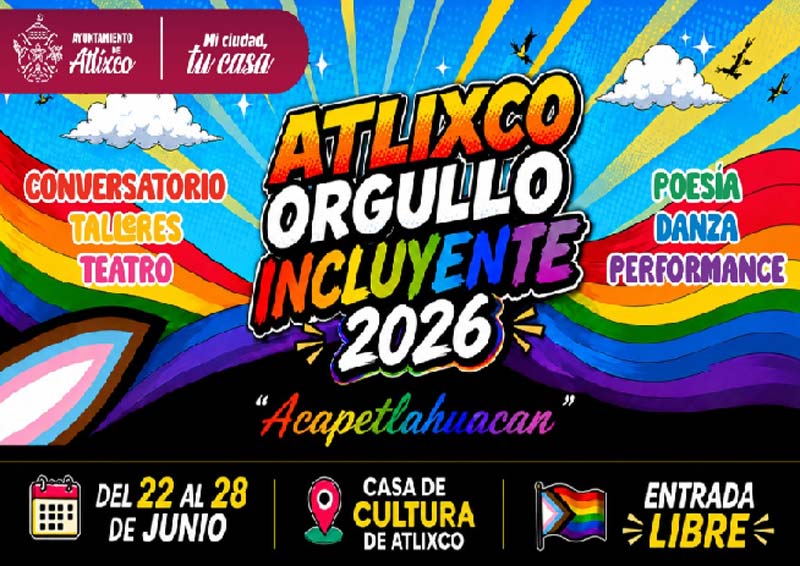 Atlixco se suma al Orgullo LGBTQIA+ con talleres, pasarelas y espectáculos