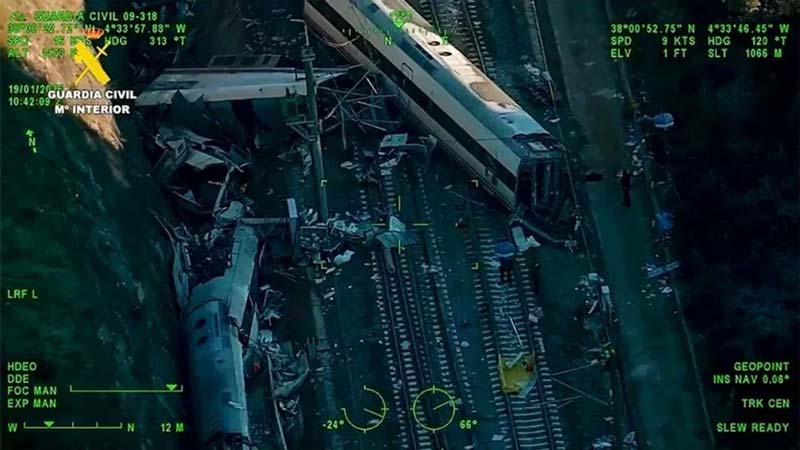 Aumenta a 41 la cifra de fallecidos por el choque de trenes en Adamuz