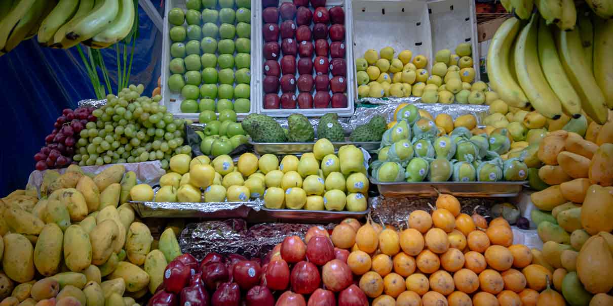 Baja inflación en frutas y verduras