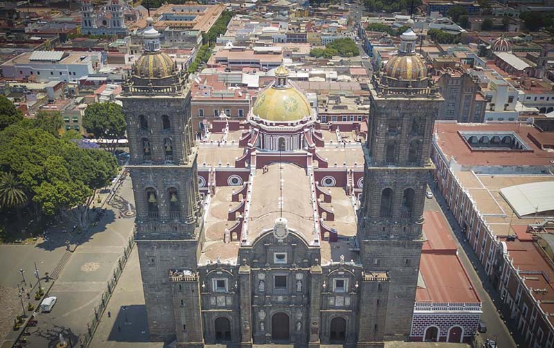 Catedral de Puebla, joya histórica y arquitectónica en el corazón del Centro Histórico