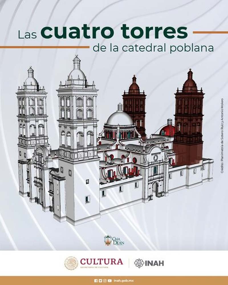 Catedral de Puebla, joya histórica y arquitectónica en el corazón del Centro Histórico