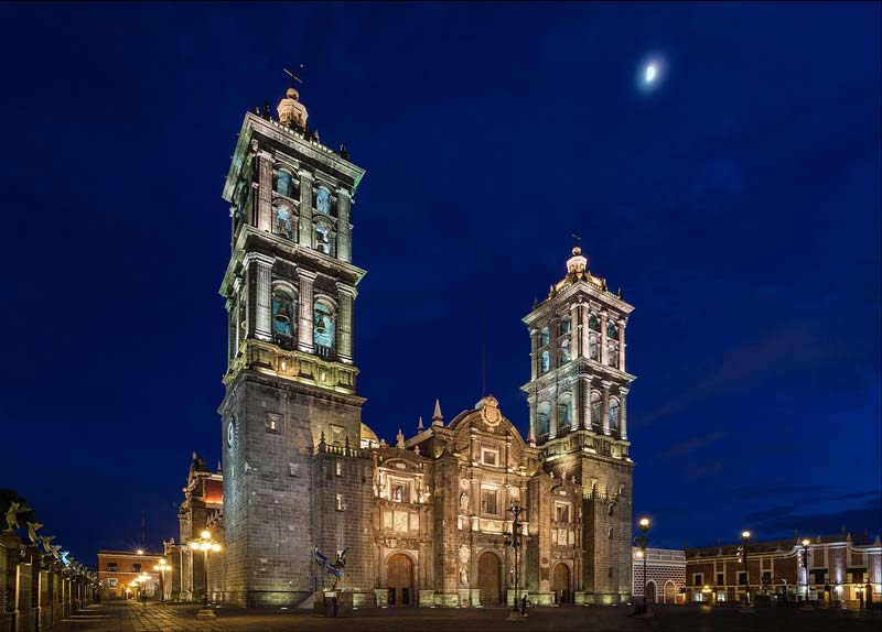 Catedral de Puebla, joya histórica y arquitectónica en el corazón del Centro Histórico