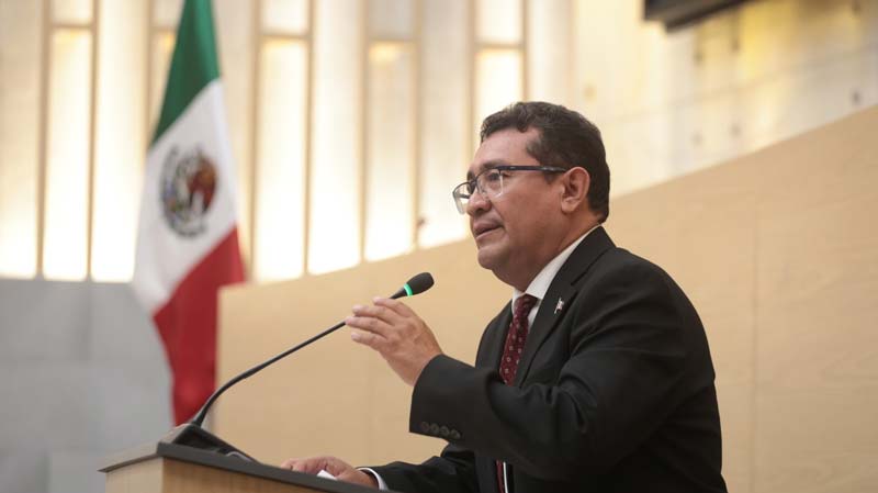 Pável Gaspar Ramírez informó que el Congreso de Puebla prepara un calendario de foros de seguridad para definir la aplicación de la Ley Mochila en escuelas públicas y privadas del estado