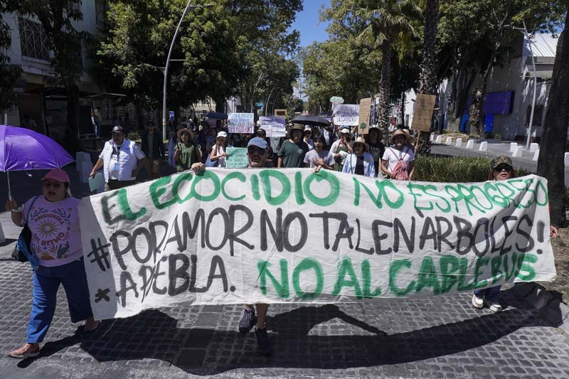 Continuará el cablebús en Puebla, asegura Armenta pese a manifestaciones ambientales