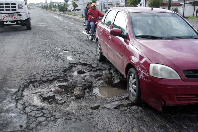 Desde febrero comenzarán trabajos de bacheo en la ciudad