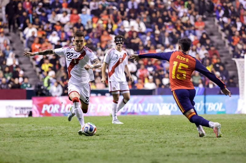 España derrota a Perú en Puebla con dominio total previo al Mundial