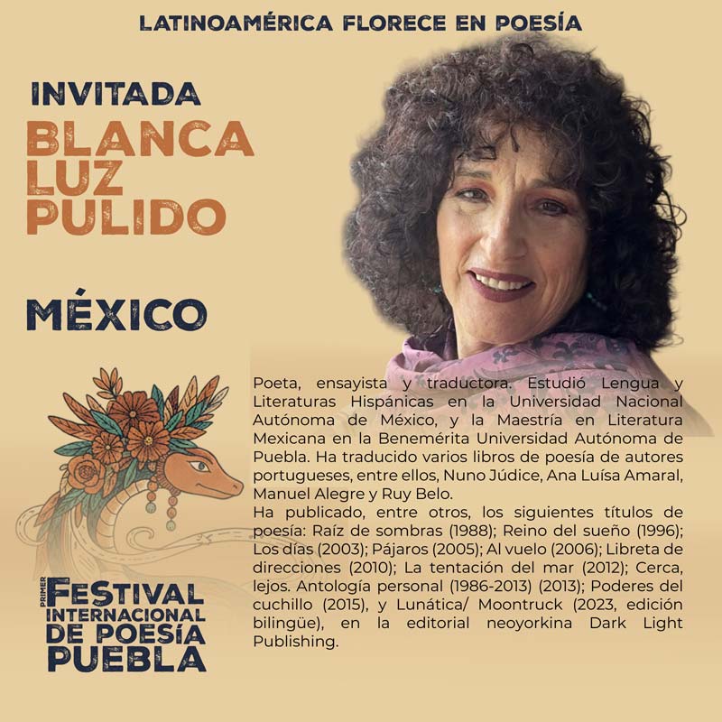 Poetas de Colombia, Perú, España, EU y México participarán en el Festival de Poesía Puebla 2026
