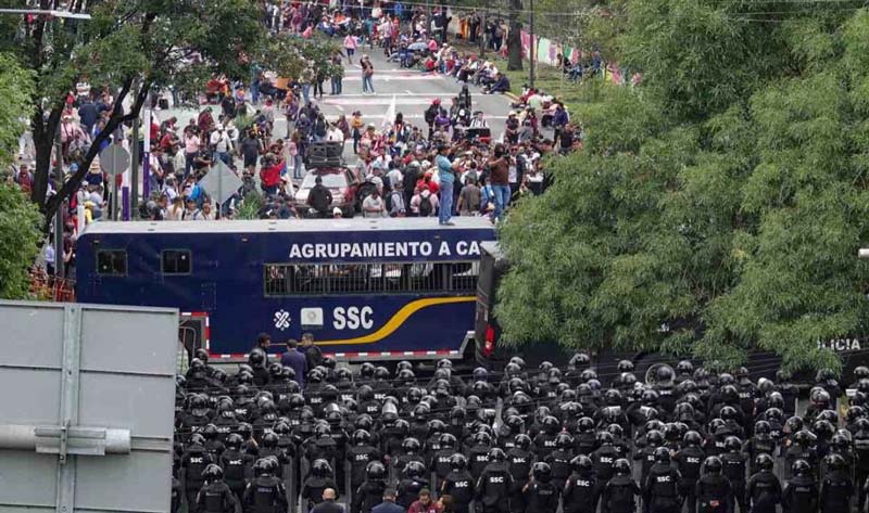 Frenan avance de la CNTE en CDMX hacia estadio del Mundial 2026