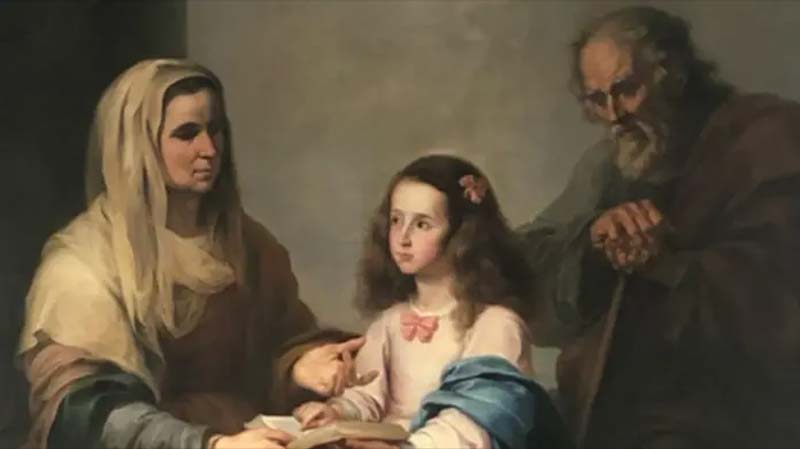 San Joaquín y Santa Ana, considerados los abuelos de Jesús, son celebrados el 26 de julio.