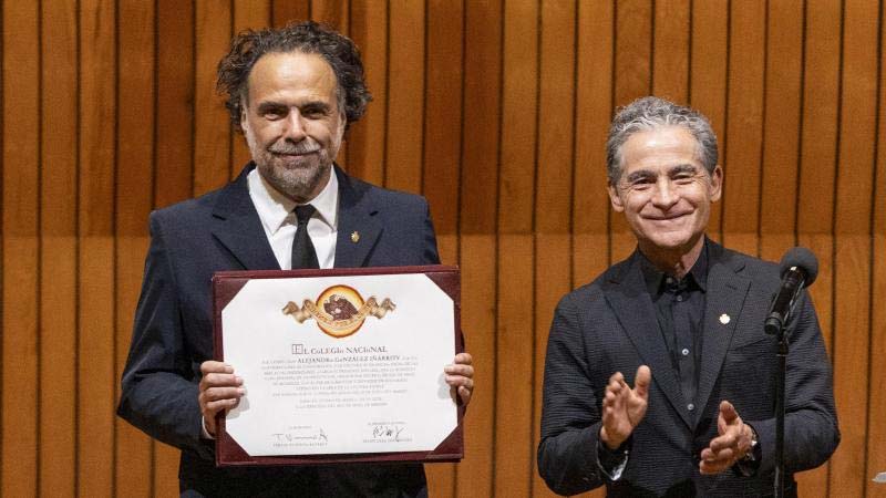 Iñárritu hace historia al ingresar a El Colegio Nacional como primer cineasta
