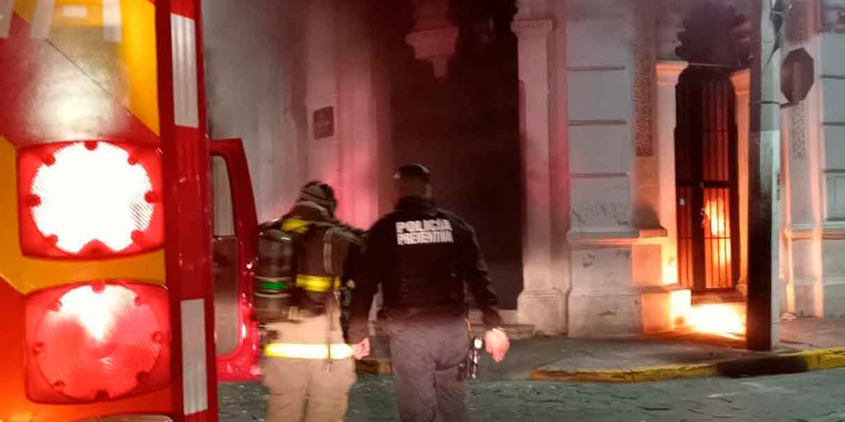 incendio en bodega de Atlixco