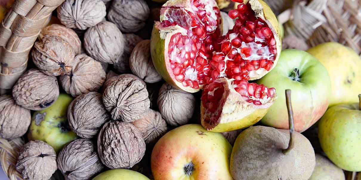 Ingredientes de los Chiles en nogada