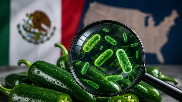 Jalapeños de Sinaloa provocan alerta por salmonela