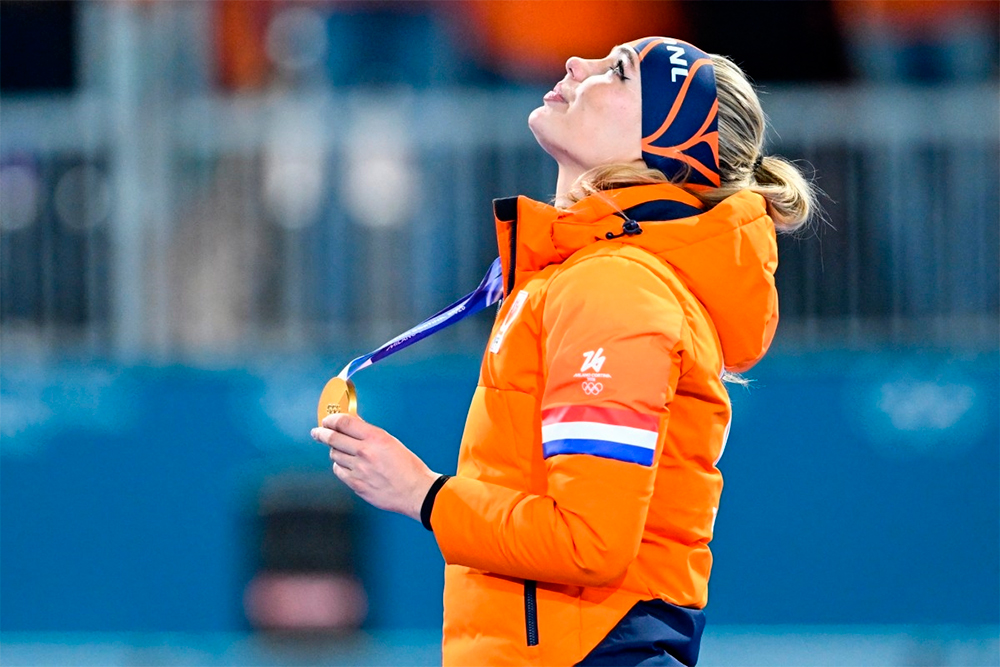Jutta Leerdam y la belleza atlética que conquista el hielo