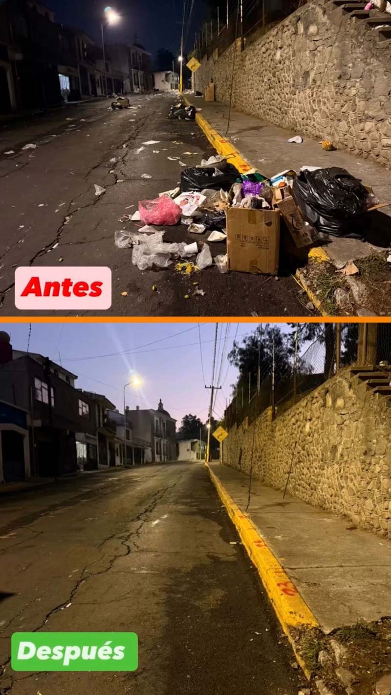 Limpia la zona de El Calvario después de la Semana Santa