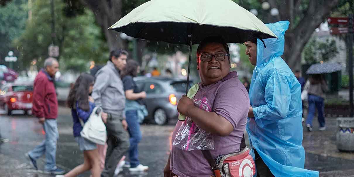 Lluvia en la feria