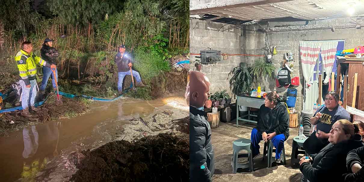 Inundaciones en Texmelucan