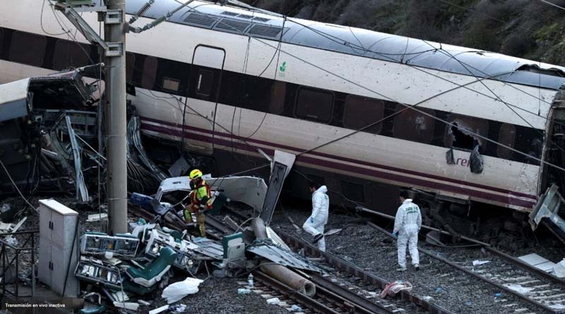 LUTO EN ESPAÑA. Colisión de trenes deja al menos 39 fallecidos
