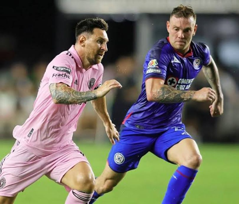 La primera vez que el rosarino ha enfrentado a Cruz Azul fue en su debut en Leagues Cup 2023