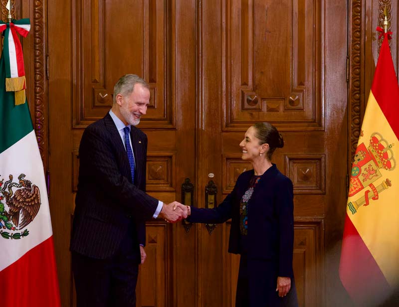 México y España dejan atrás tensiones: Sheinbaum y Felipe VI fortalecen la relación bilateral