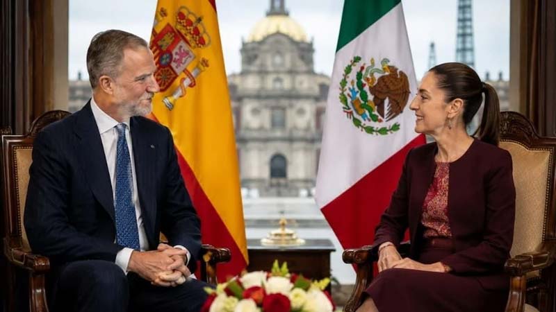 México y España dejan atrás tensiones: Sheinbaum y Felipe VI fortalecen la relación bilateral