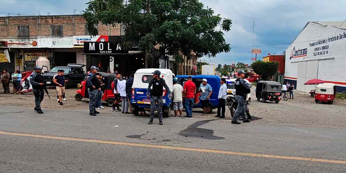 Arrollan a motociclista