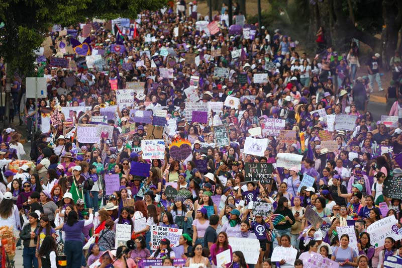 Movilizaciones del 8M en Puebla cierran con saldo blanco