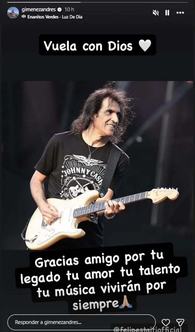 Luto en el rock en español: muere Felipe Staiti, guitarrista de Enanitos Verdes