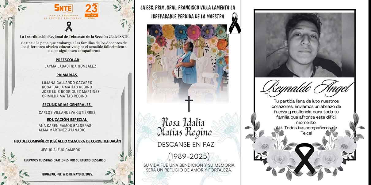 Docentes fallecidos