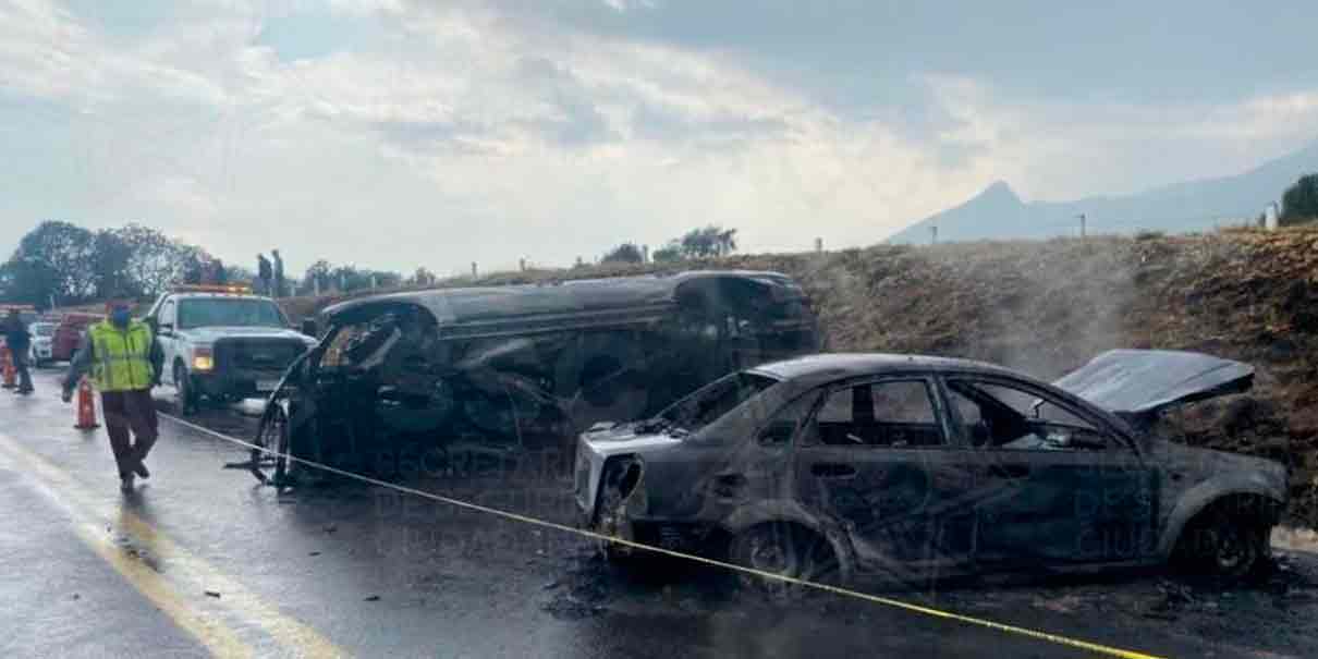 Accidente en la Puebla-Amozoc