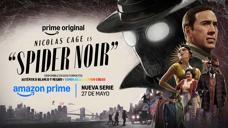 Nicolas Cage protagoniza Spider-Noir: estreno imperdible en Prime Video