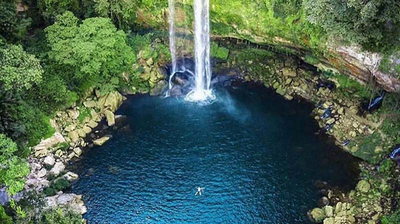 No creerás este paraíso en Chiapas: así luce la Cascada Misol-Há