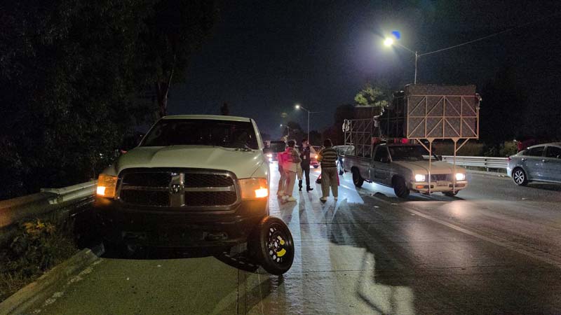 No eran ponchallantas, eran residuos metálicos regados en Periférico: Seguridad Pública